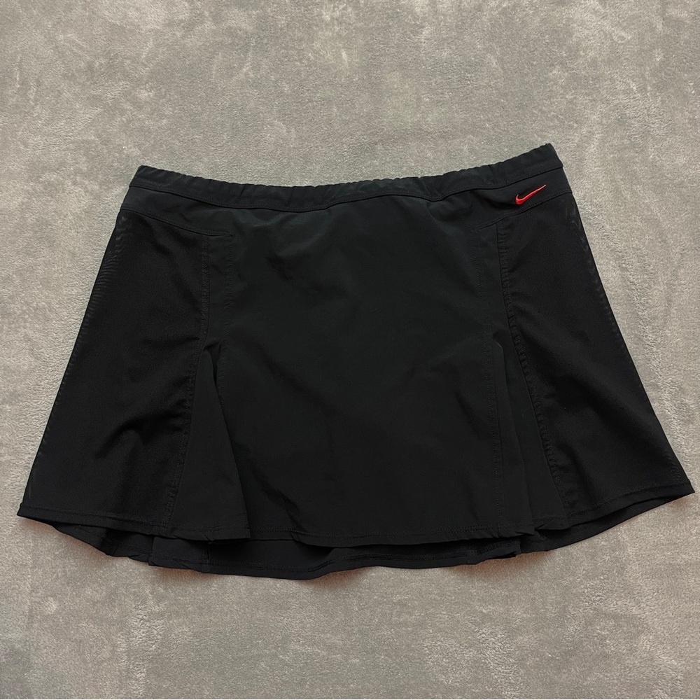 Nike Golf Tennis Skirt Skort Large Pickleball Black
